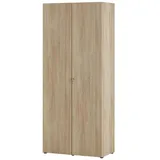 Sconto Schrank mit Schloss ¦ holzfarben ¦ Maße (cm): B: 80 H: 185 T: 40