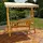 MuCoLa Holz Hollywoodschaukel beige 2-Sitzer