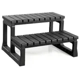 Vevor Badewannenstufe Pooltreppe schwarz 599,44 mm