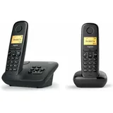 Gigaset A150A duo, Telefon, Schwarz