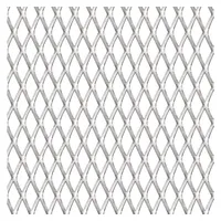 vidaXL Gittermatte Streckmetall Edelstahl 50×50 cm 30×17×2,5 mm