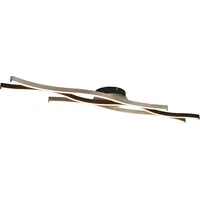 Trio LED-Deckenleuchte Blaze Alu, Eisen, Stahl & Metall Grau