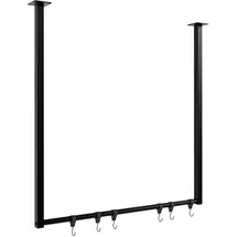 CLP Garderobenständer Fenton Schwarz