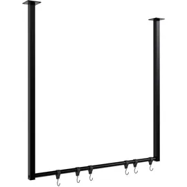 CLP Garderobenständer Fenton Schwarz