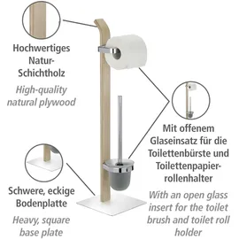 Wenko WC-Garnitur Samona Nature Braun