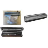 LITTLE BALANCE Vakuumiergerät Easy Saver, silber / schwarz leistungsstarke 100 Watt für Vakuumierung in Sekunden, Vakuumiergerät, Schwarz, Silber