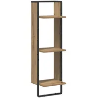 VidaXL Wandregal 30 x 25 x 100 cm Braun