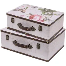 HMF VKO102 Vintage Koffer 2er Set pink