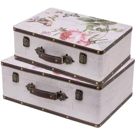 HMF VKO102 Vintage Koffer 2er Set pink