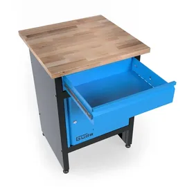 Güde Werkbank Holz 60 x 85 x 60 cm blau unbestückt