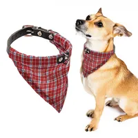 Karlie Rondo mit Halstuch, Hundehalsbänder, Leder, Stoff, Rot, 37
