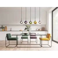 ECO-Light Pendelleuchte Canopus Alu, Eisen, Stahl & Metall Schwarz