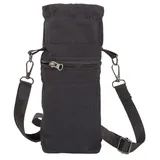 PUREWONDER Flaschenträger Flaschentasche Tasche für Coffee to-go zum Umhängen bb32 Schwarz, auch für Coffee to-go schwarz