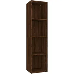 vidaXL Bücherschrank/TV-Schrank Braun Eichen-Optik 36x30x143 cm