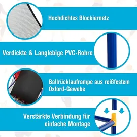 Costway Arcade Basketballkorb Schwarz 140 cm