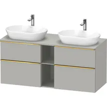 Duravit D-Neo Konsolenwaschtischunterbau wandhängend Betongrau Matt 1400x550x664 mm - DE4970B3407000 DE4970B34070000,