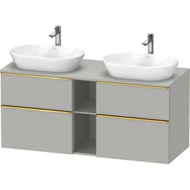 Duravit D-Neo Konsolenwaschtischunterbau wandhängend Betongrau Matt 1400x550x664 mm - DE4970B3407000 DE4970B34070000,