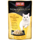 Animonda Vom Feinsten Katzen-Nassfutter in Sauce Huhn und Käse 50 g