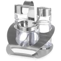 HENDI Menage Set Pfefferstreuer 11,5 cm Silber unbefüllt