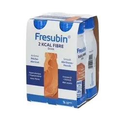 Fresubin 2kcal Fibre Drink Abricot/Pêche Solution(S) Buvable(S) 4x200 ml