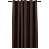 vidaXL Verdunkelungsvorhang Ösen 290 x 245 cm taupe Leinenoptik