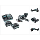 Makita ga 005 GD2 Akku Winkelschleifer 40 v max. 125 mm Brushless xgt + 2x Akku 2,5 Ah + Ladegerät