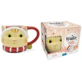 Trötsch Verlag Wintertasse Katze 0,23 l Weiß
