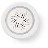 Nedis Nedis, WLAN LED Sirene mit Netzanschluss, 8 Töne, 85 dB Smartlife Weiß