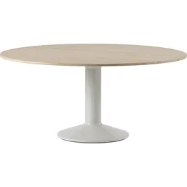 Muuto Midst Tisch, 160 cm, Eiche geölt Ø grau