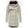 Ragwear Damen Langer Wintermantel wasserdicht in Kord-Optik warmer Steppmantel mit Samt-Haptik Pavla Cordy YOUMODO Bone Gr. 3XL - 3XL