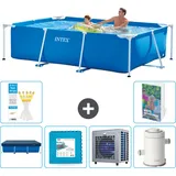 Rechteckiger Frame Pool - 260x160x65 Cm - 7-teilig  S116