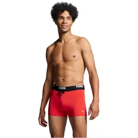 Puma Badehose PUMA SWIM MEN LOGO TRUNKS Rot XS