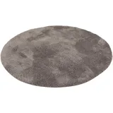 Pergamon Pergamon, Teppich, Luxus Super Hochflor Shaggy Teppich Luca Rund (200 cm)