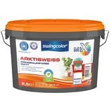 swingcolor Mix Wandfarbe Arktisweiß zum Mischen lassen  (Basismischfarbe 4, 2,5 l)