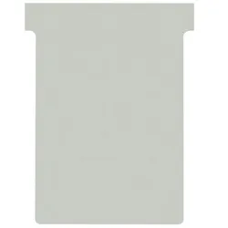 nobo T-Karten, Größe 3 / 92 mm, 170 g/qm, grau