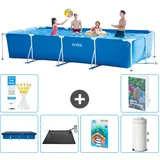 Rechteckiger Frame Pool - 450x220x84 Cm - 7-teilig  S118