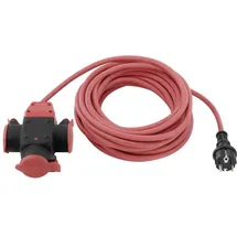 Sygonix SY-5806890 Strom Verlängerungskabel 16 A Rot 10.00 m H07RN-F 3G 1,5 mm2 witterungsbeständig