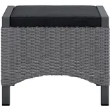 Ambia Garden Hocker PORTLAND SMOKE ALU - B/H/T ca. 57.50x46.00x47.00