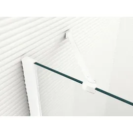 Glaszentrum Hagen Ares U-Duschkabine mit Drehtür rechts 75 x 195 cm ESG Glas weiß