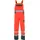 Planam Warnschutz Latzhose orange/grün