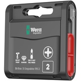 Wera 851/1 IMP DC Bit-Box Impaktor Kreuzschlitz Bit PH2x25mm, 20er-Pack (05057752001)