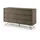 SalesFever Bolton Design Sideboard 120 x 70 x 40 cm Grau / Gold