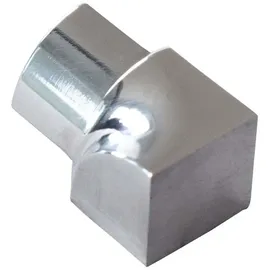 Dalsys Inneneck Fliesenschiene Viertelkreisprofil Edelstahl Poliert 10mm, Fliesenprofil