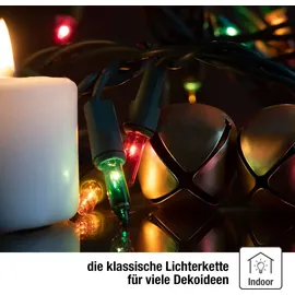 Hellum Mini-Lichterkette Batterie 2,85 m Bunt