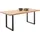 MCA living Zeballos 180 x 75 x 90 cm braun/schwarz