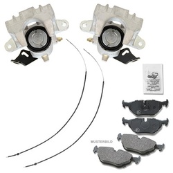 Bestprice 2x Bremssattel +Bremsbeläge +Bremsseile für VW
