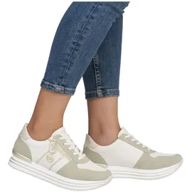 REMONTE Damen, D1327 Sneaker Low, weiß 80, 38 EU