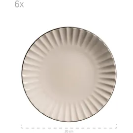 Mäser Osita Retro Tafelservice 18-tlg. cremeweiß