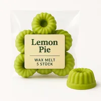 Duftmelt Lemon Pie - Zitronenkuchen | 5er Set - Duftwachs | Duftkerze