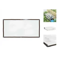 VidaXL Transparente Plane mit Ösen 1x2 m Polyethylen